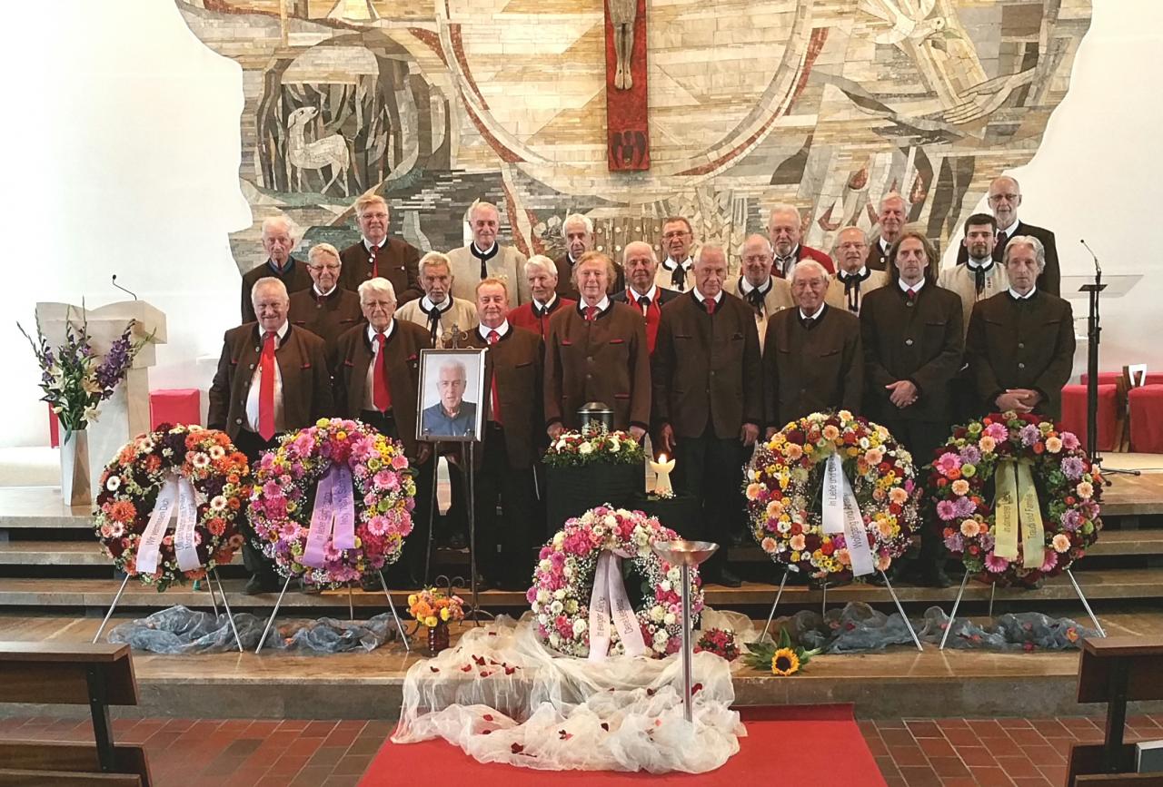 musikalische Umrahmung des Requiems von Gerd Wein in der Pfarrkirche Saggen/Innsbruck am 20. Juli 2018