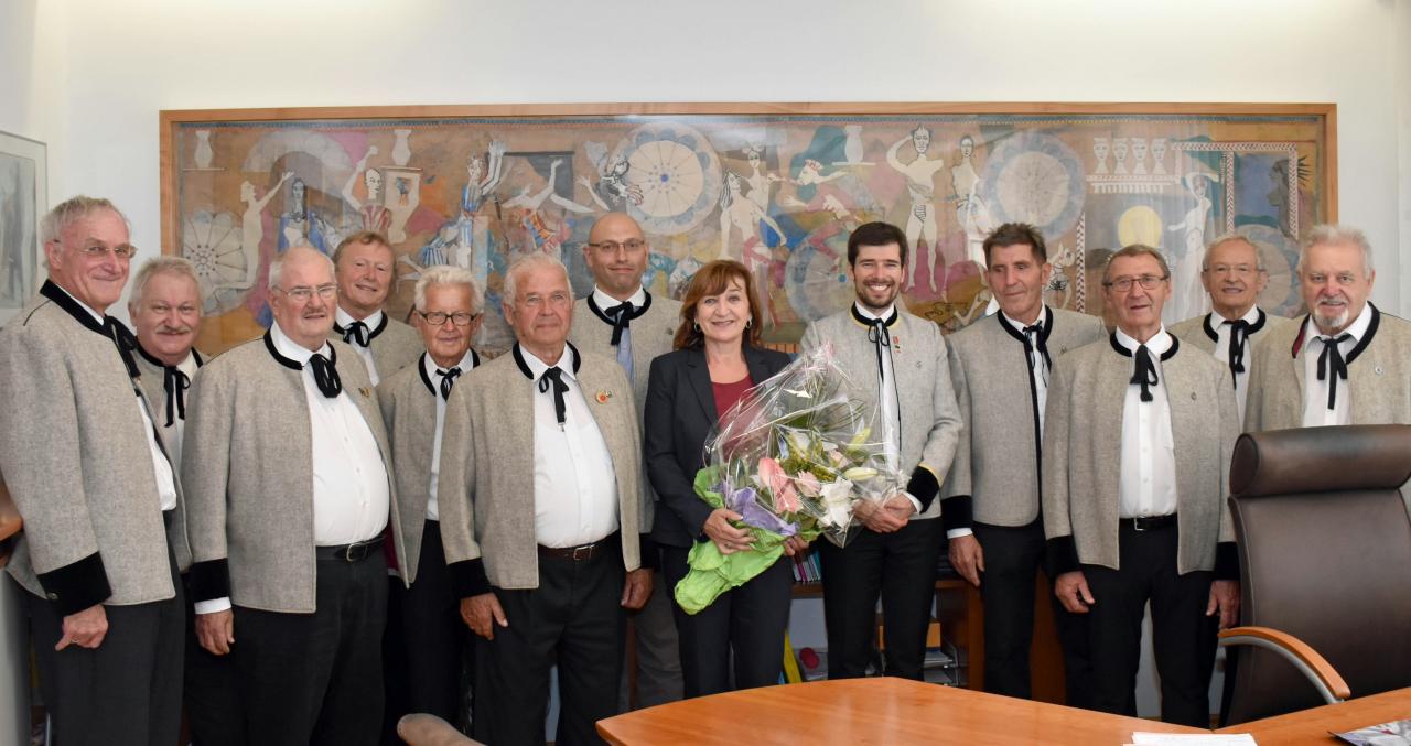 Ständchen zum 60. Geburtstag von LR Beate Palfrader im Landhaus in Innsbruck am 14. August 2018