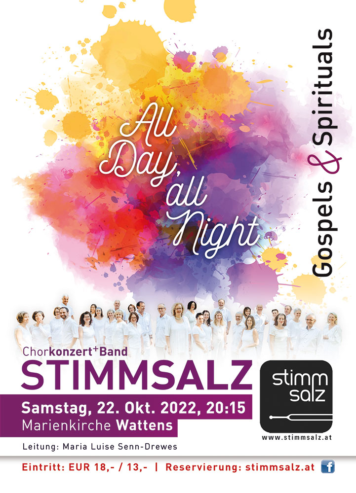 aktuelles Konzert: Gospels am 22. Oktober