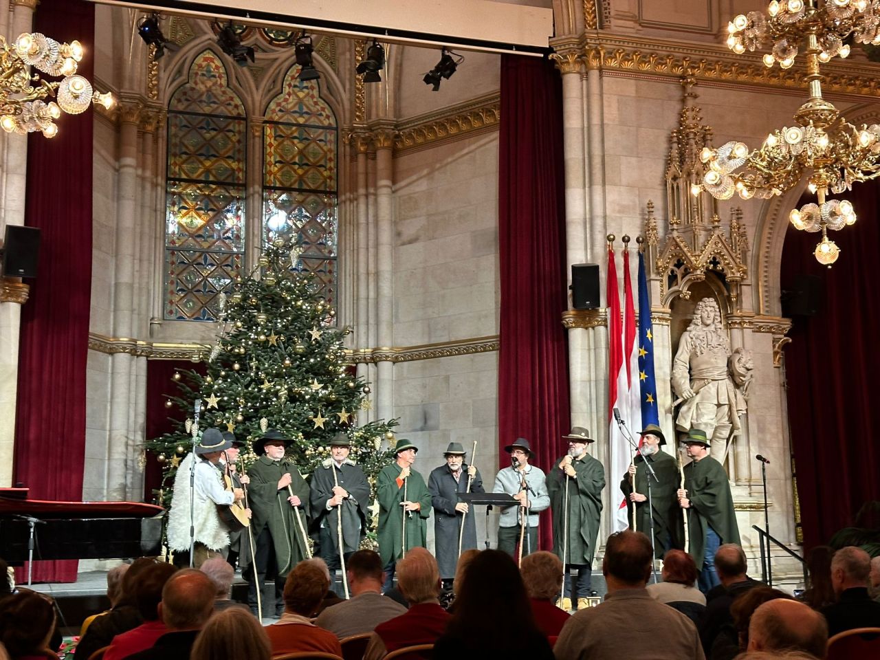 Auftritt Rathaussaal Wien
