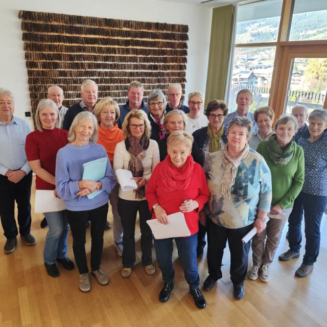 Seniorenzentrum, singen zu Allerseelen