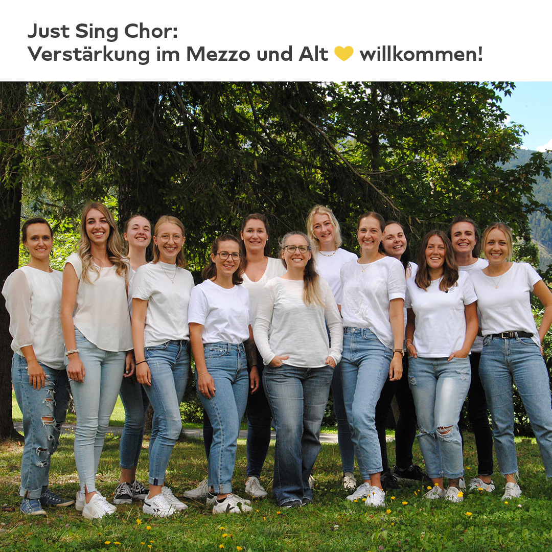 Just Sing Chor Mitgliederwerbung 2023