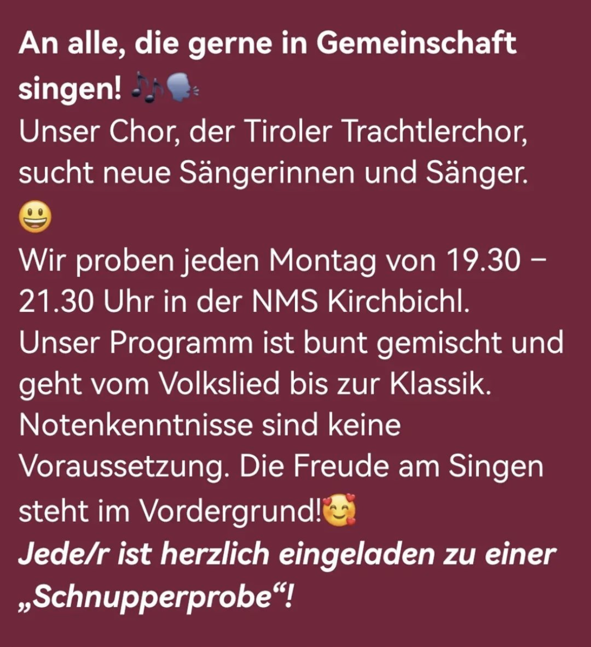 Tiroler Trachtlerchor