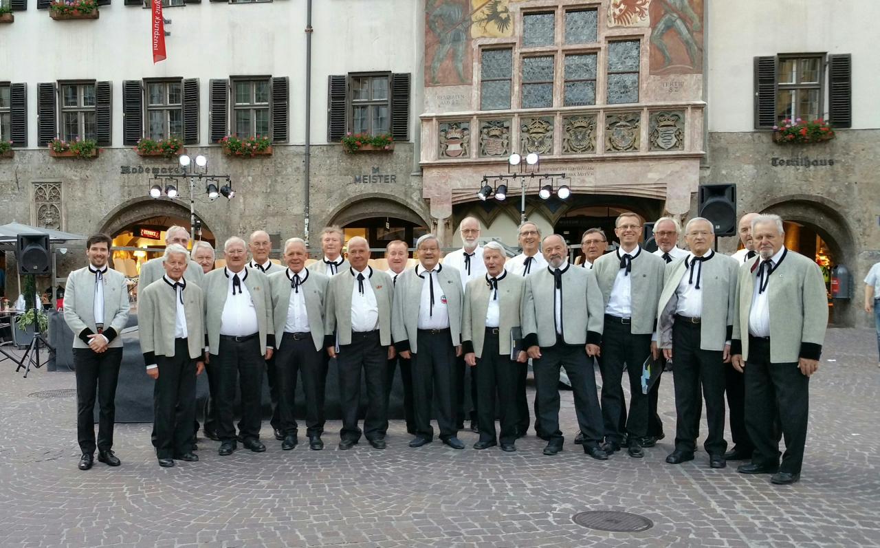 Tiroler Abend unter dem Goldenen Dachl in Innsbruck am 14. Juni 2018