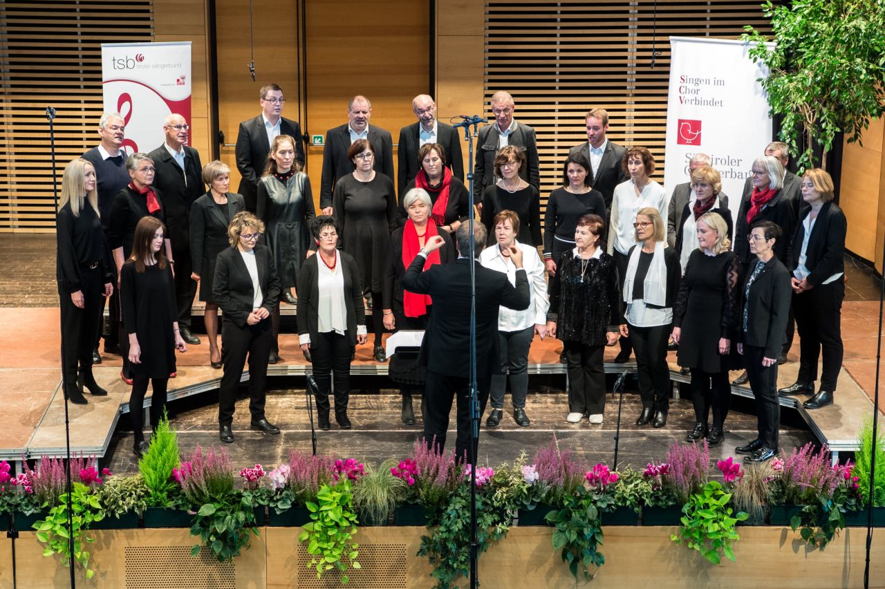 Chor St. Marien 2019 in Auer beim Gesamttiroler Wertungssingen