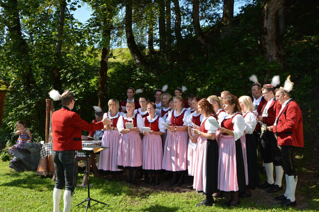 Steinrösler beim Waldfest anno dazumal