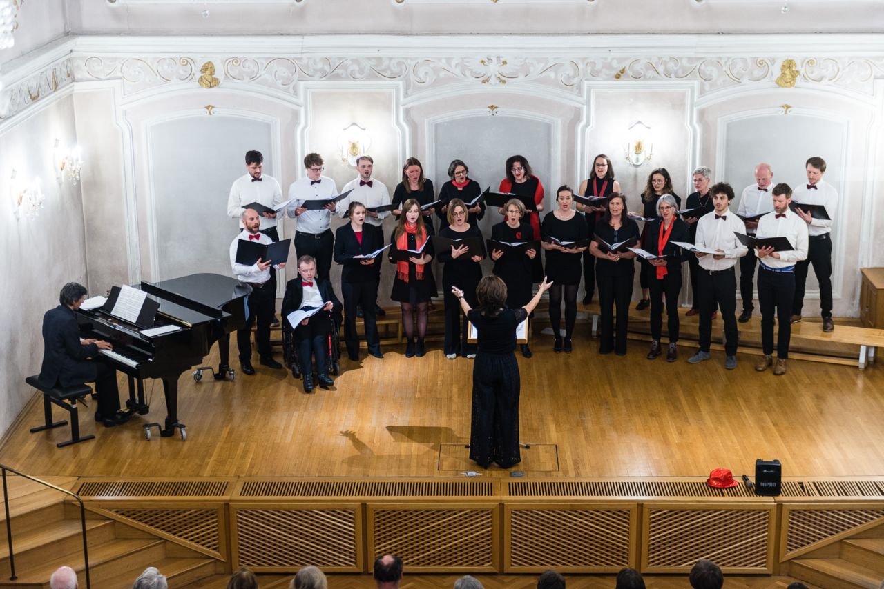 Auftritt im Barocksaal Hall