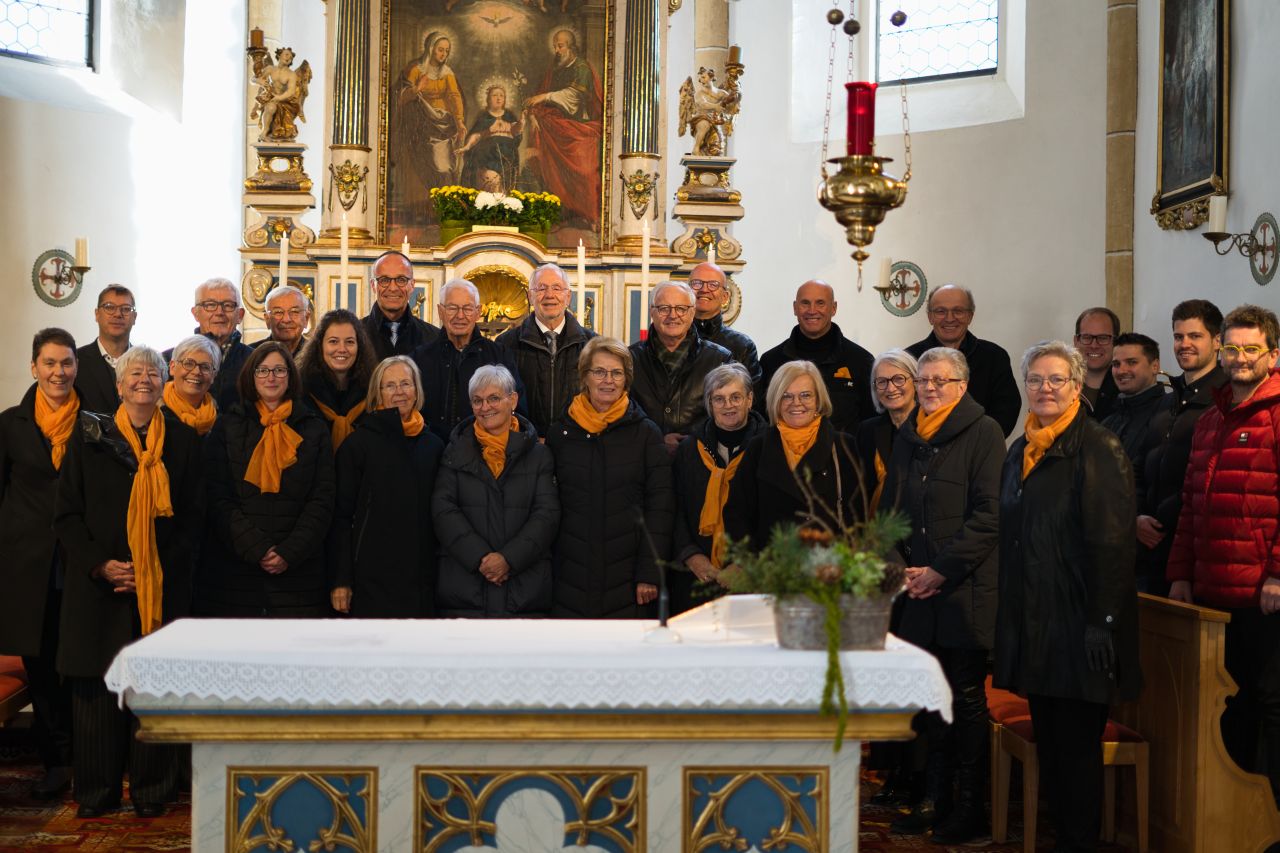 Singkreis Stanz beim Cäciliagottesdienst am 17.11.2024