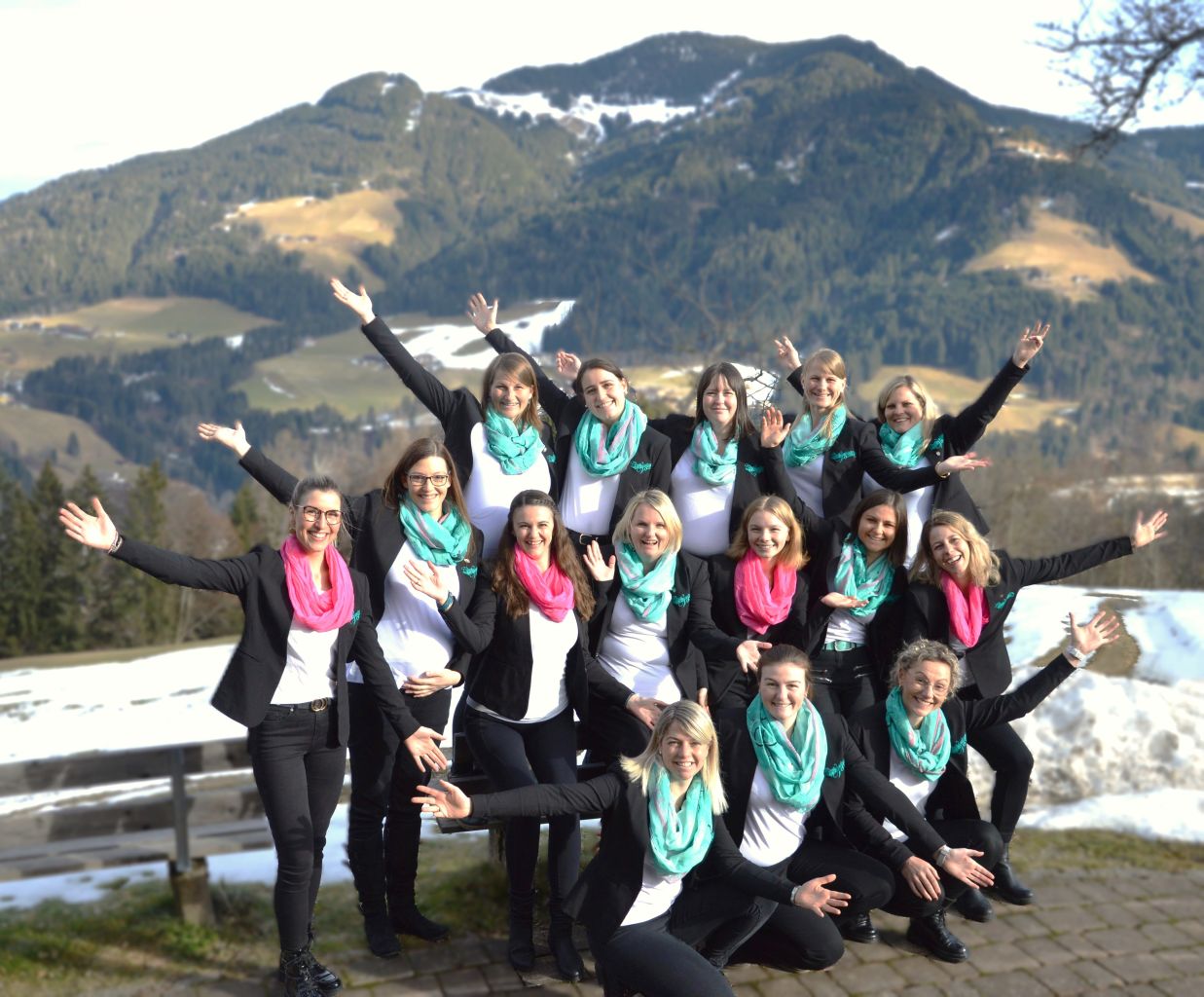 Gruppenbild Chor Vocalis Niederau