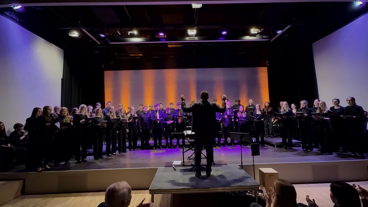 Als Gastchor beim Konzert von Cantovivo in Ischgl