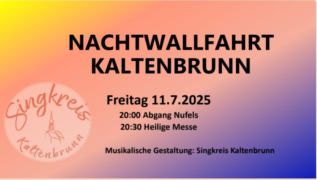 Nachtwallfahrt Kaltenbrunn