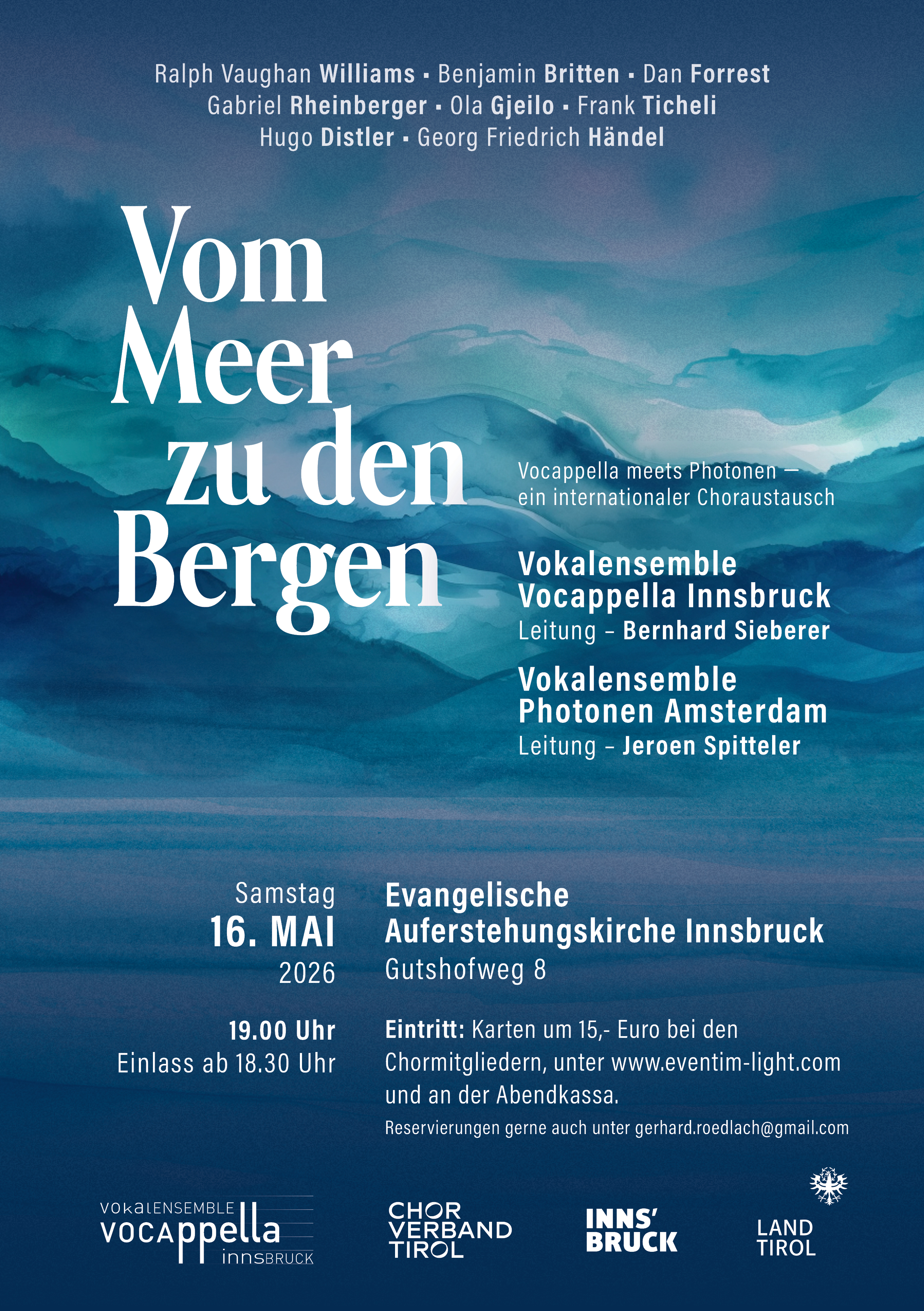 Konzert Vocappella & Vokalensemble Photonen