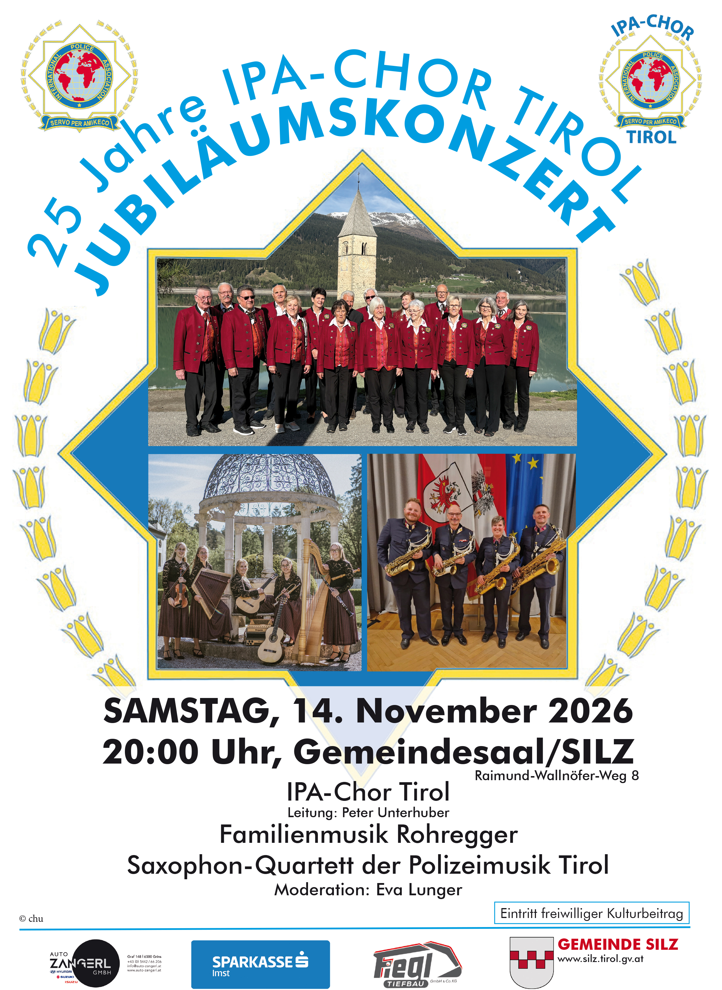 IPA Chor Jubiläumskonzert 14 Nov 2026