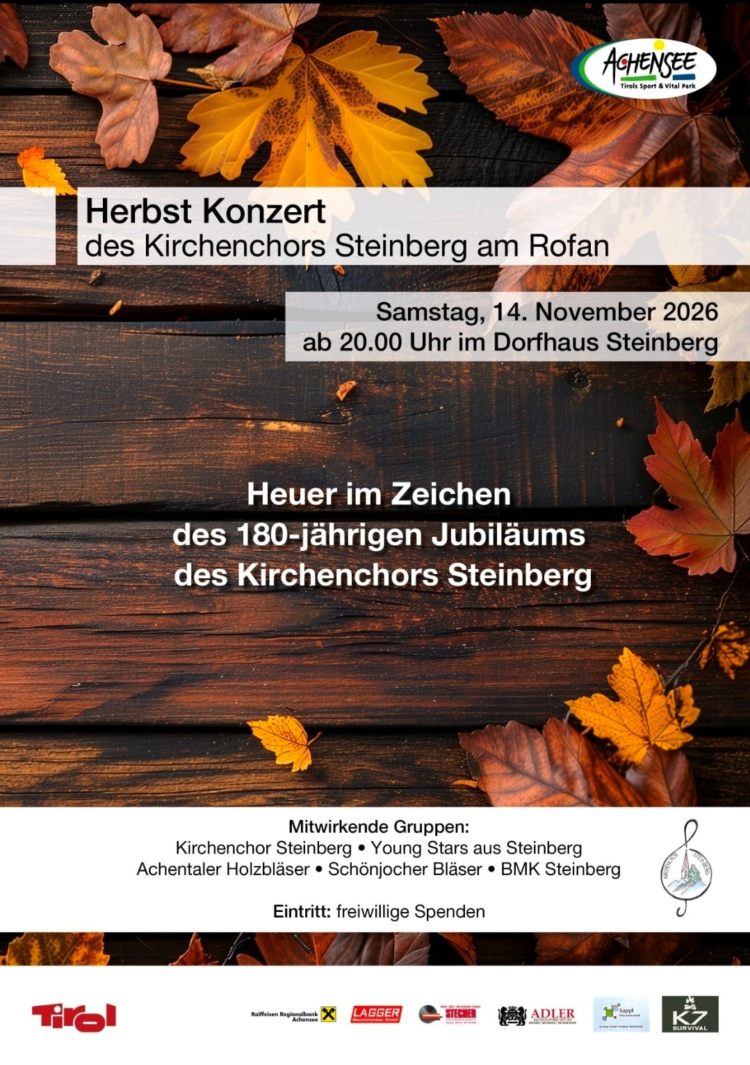 Kirchenchor Steinberg am Rofan