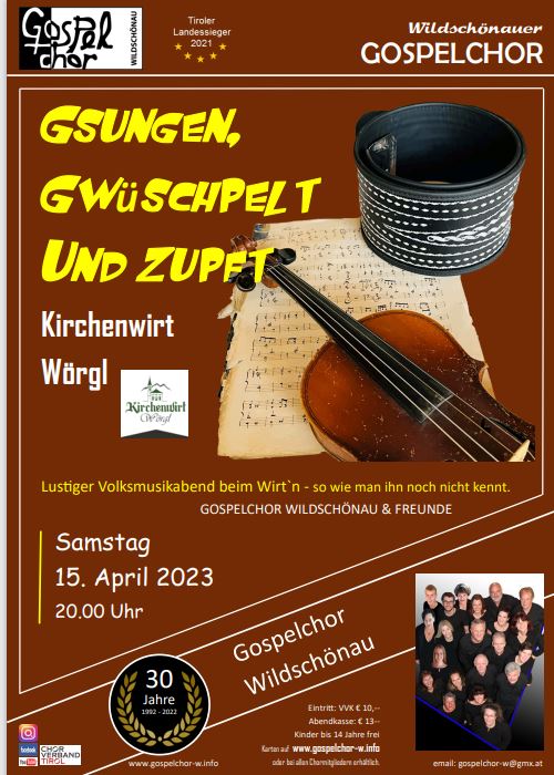 Gospelchor Wildschönau
