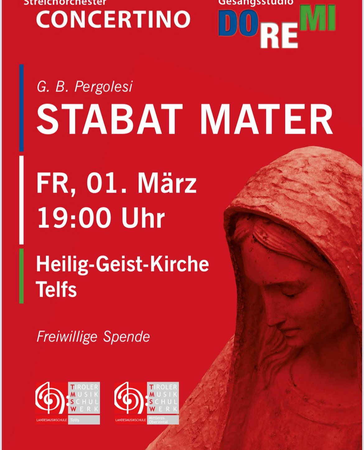 Gesangsstudio DO-RE-MI Stabat Mater G.B. Pergolesi 01 Maerz 2024