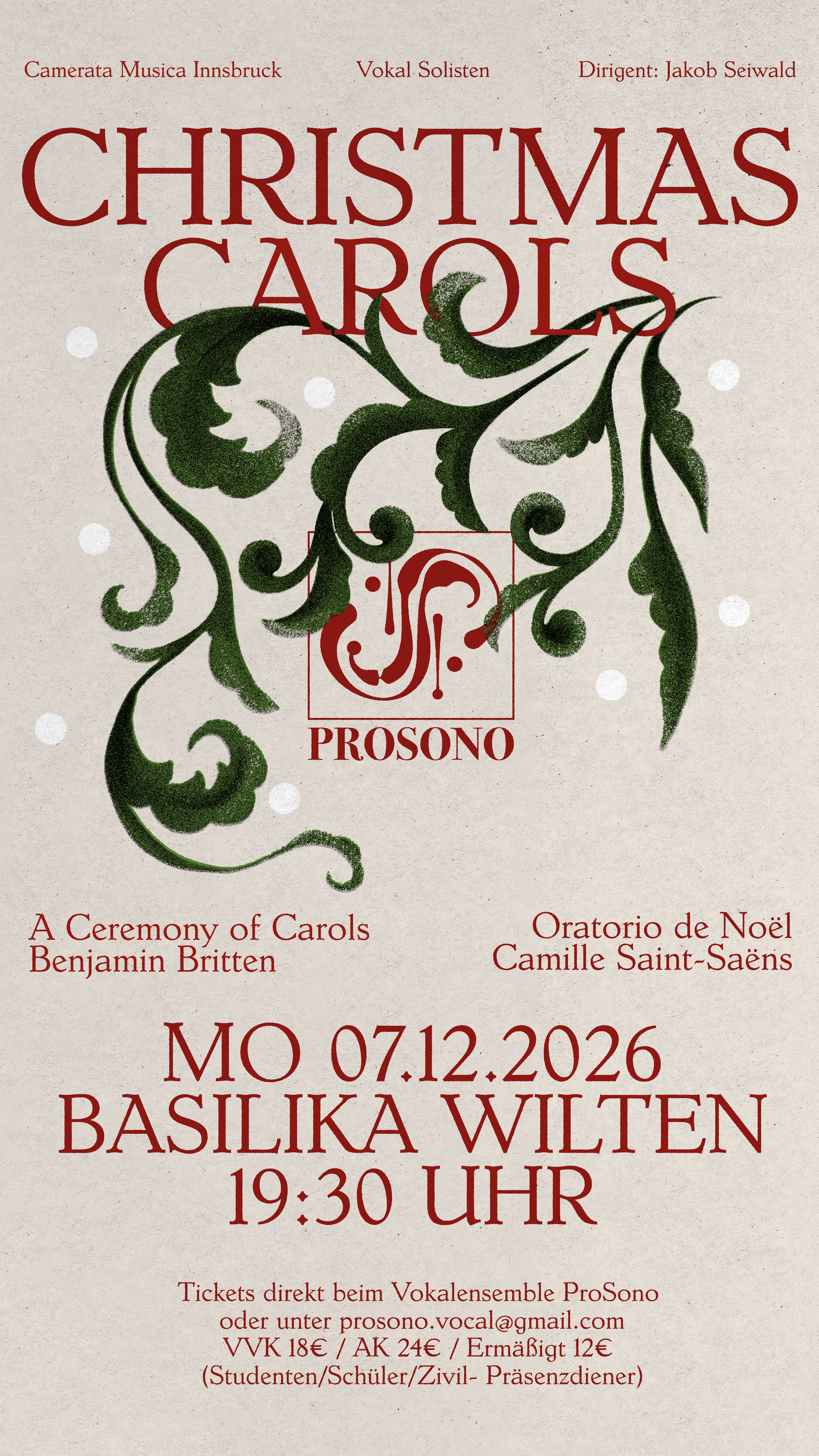 ProSono Weihnachtskonzert