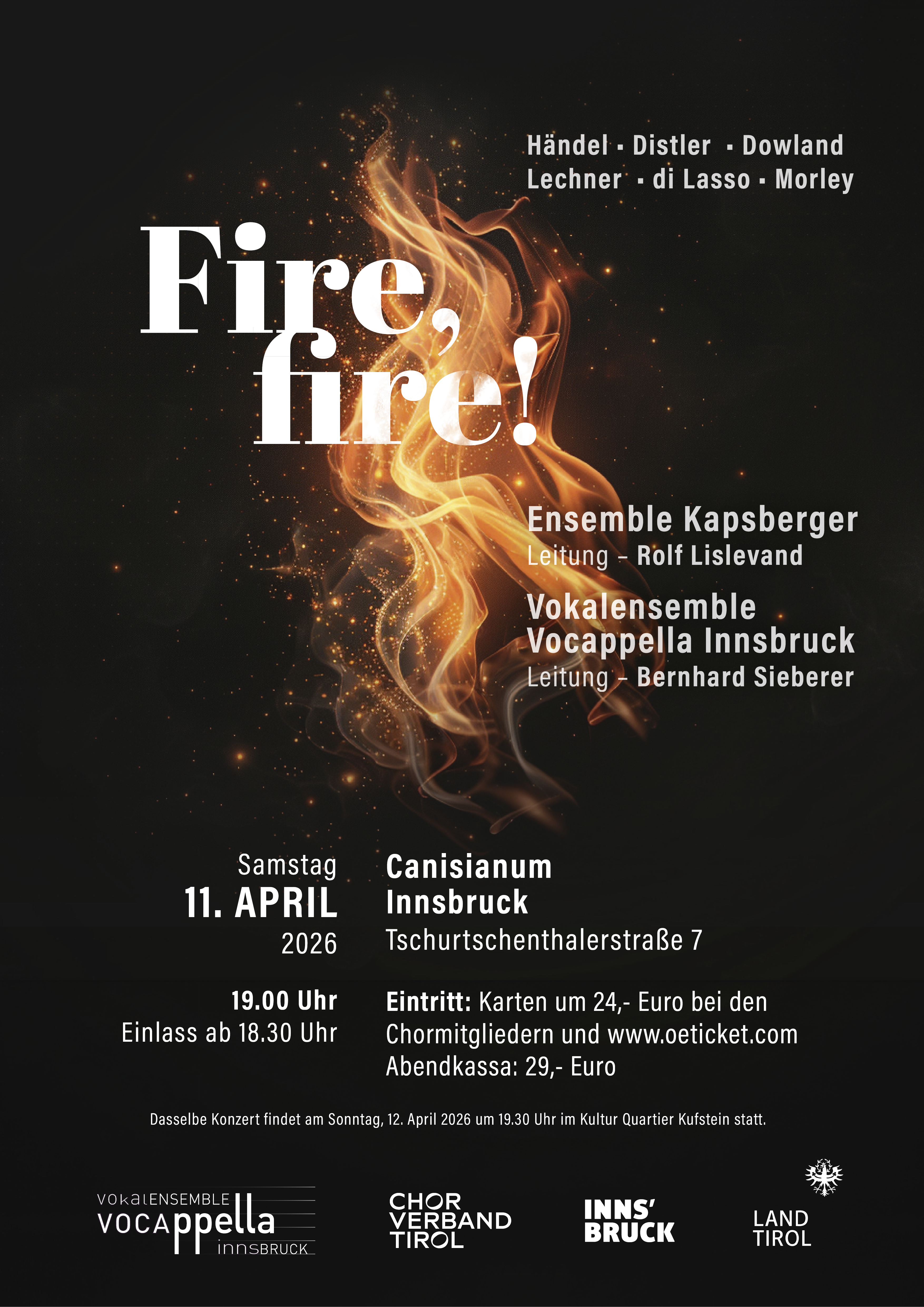 Konzert Vocappella & Ensemble Kapsberger