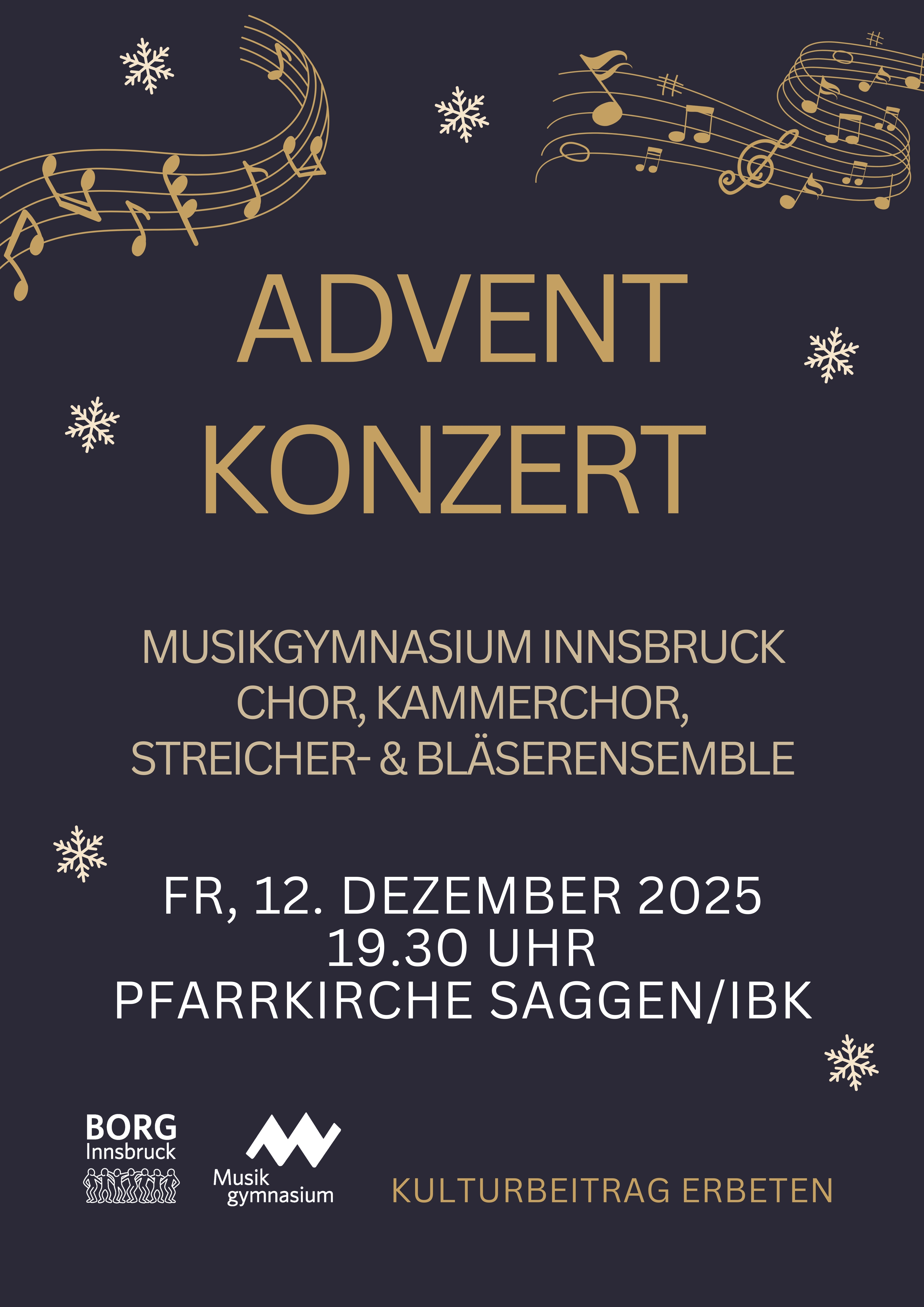 Musikgymnasium Adventkonzert 2025