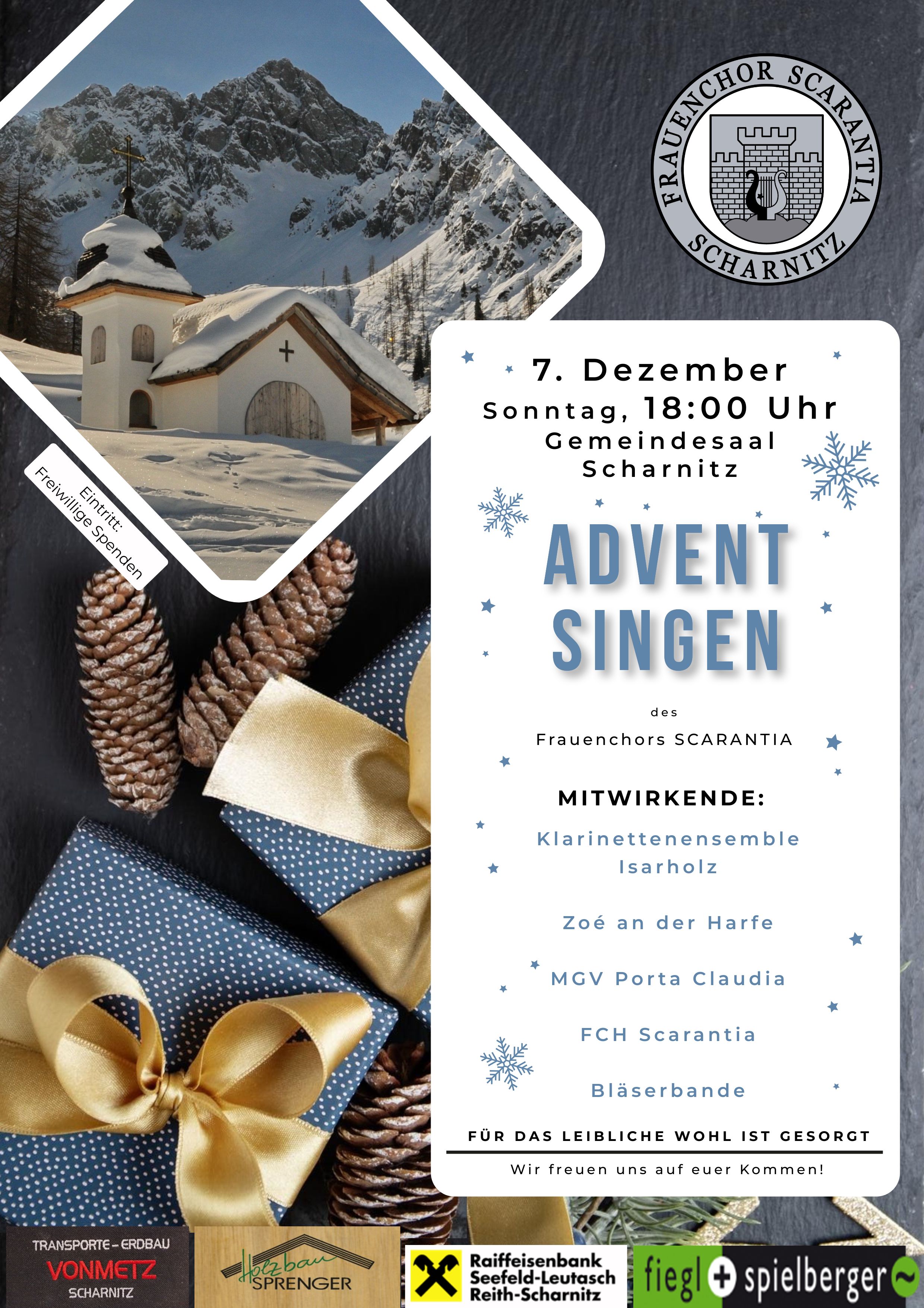 Adventkonzert Scharnitz - So. 07.12.25