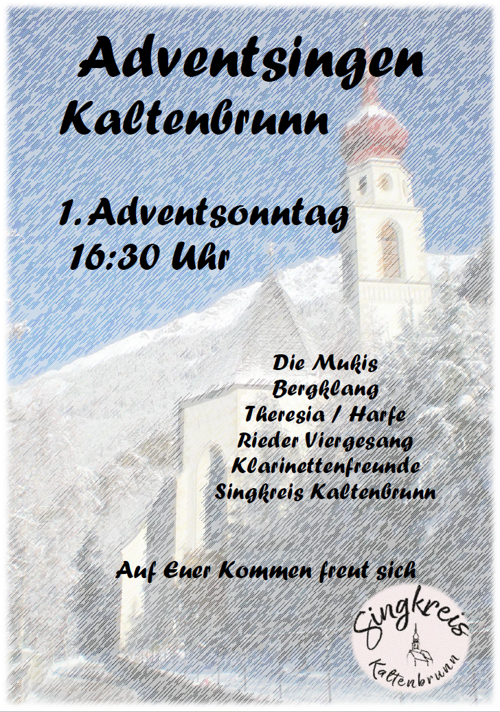Adventsingen Wallfahrtskirche Kaltenbrunn