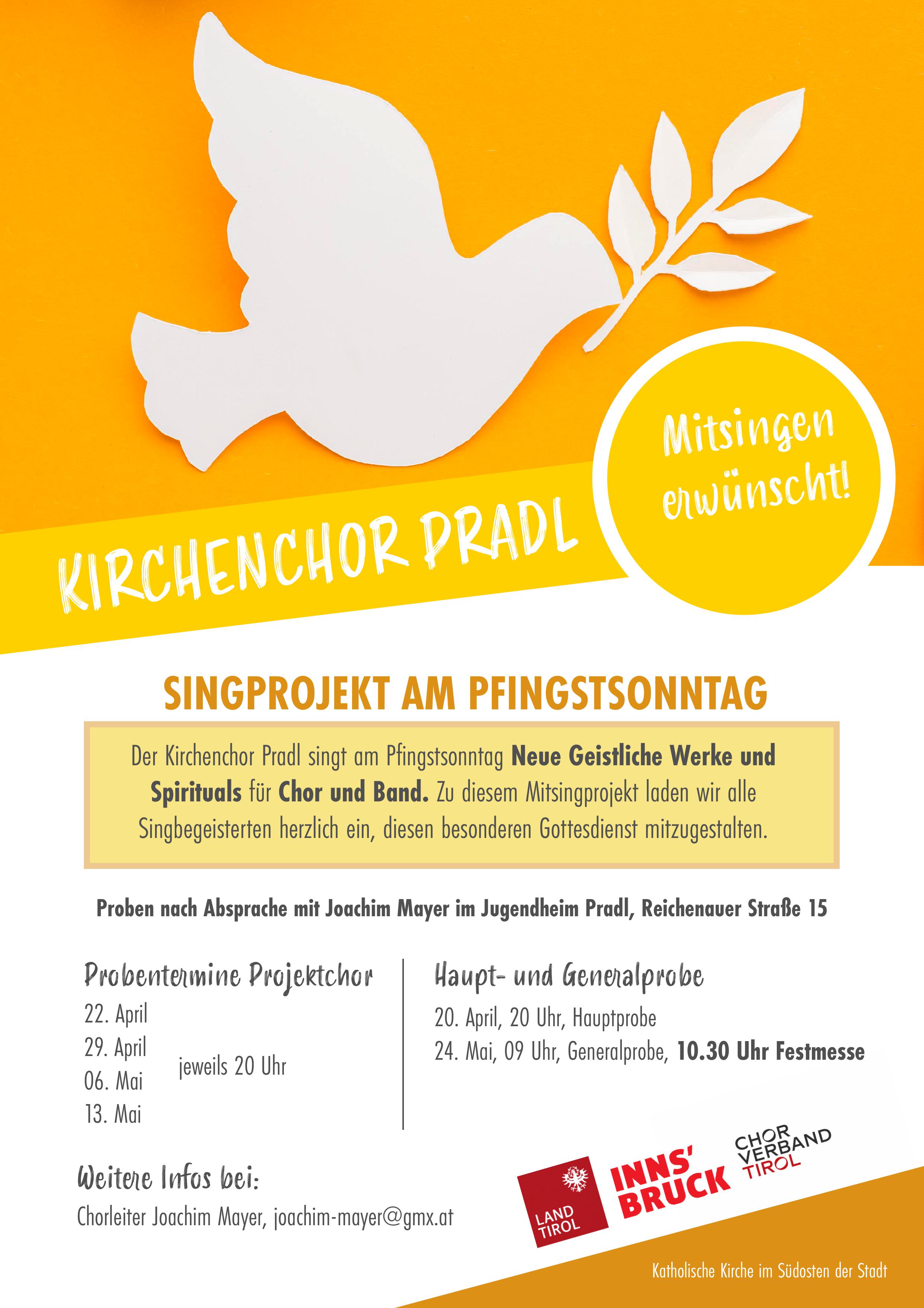 Mitsingprojekt NGL Pfingsten