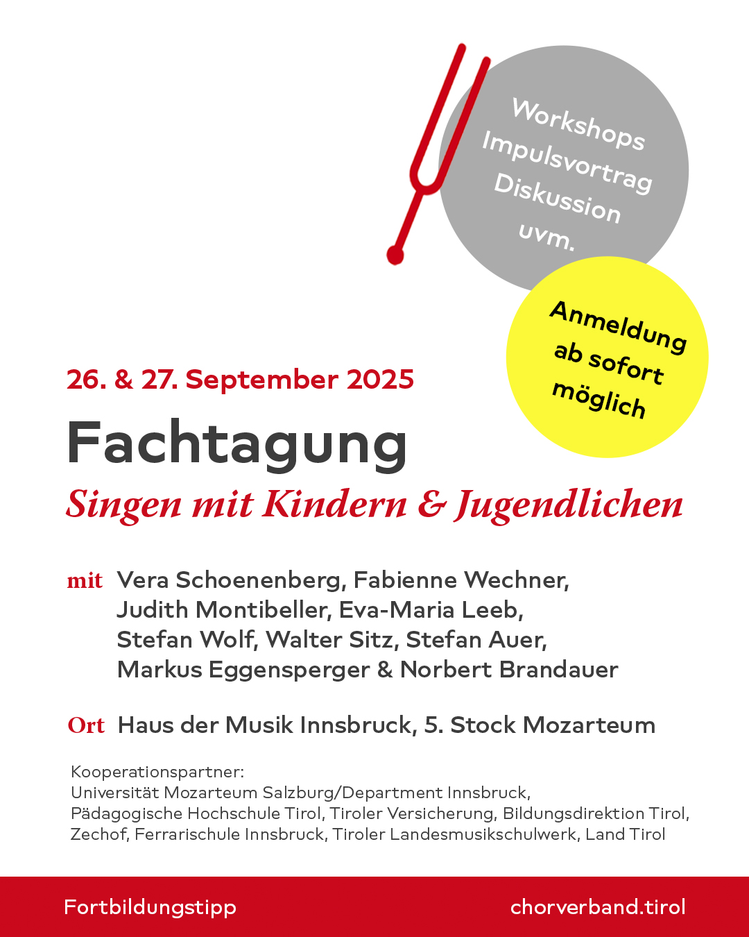 fachtagung singen mit kindern und jugendlichen 2025