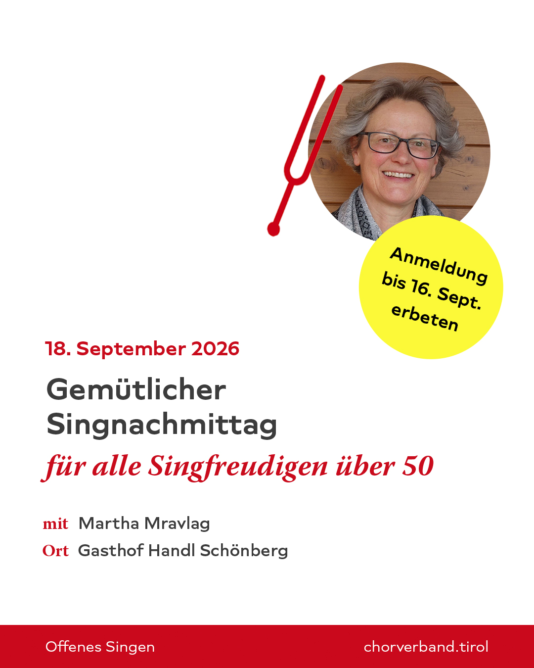 singnachmittag 18 sept 2026