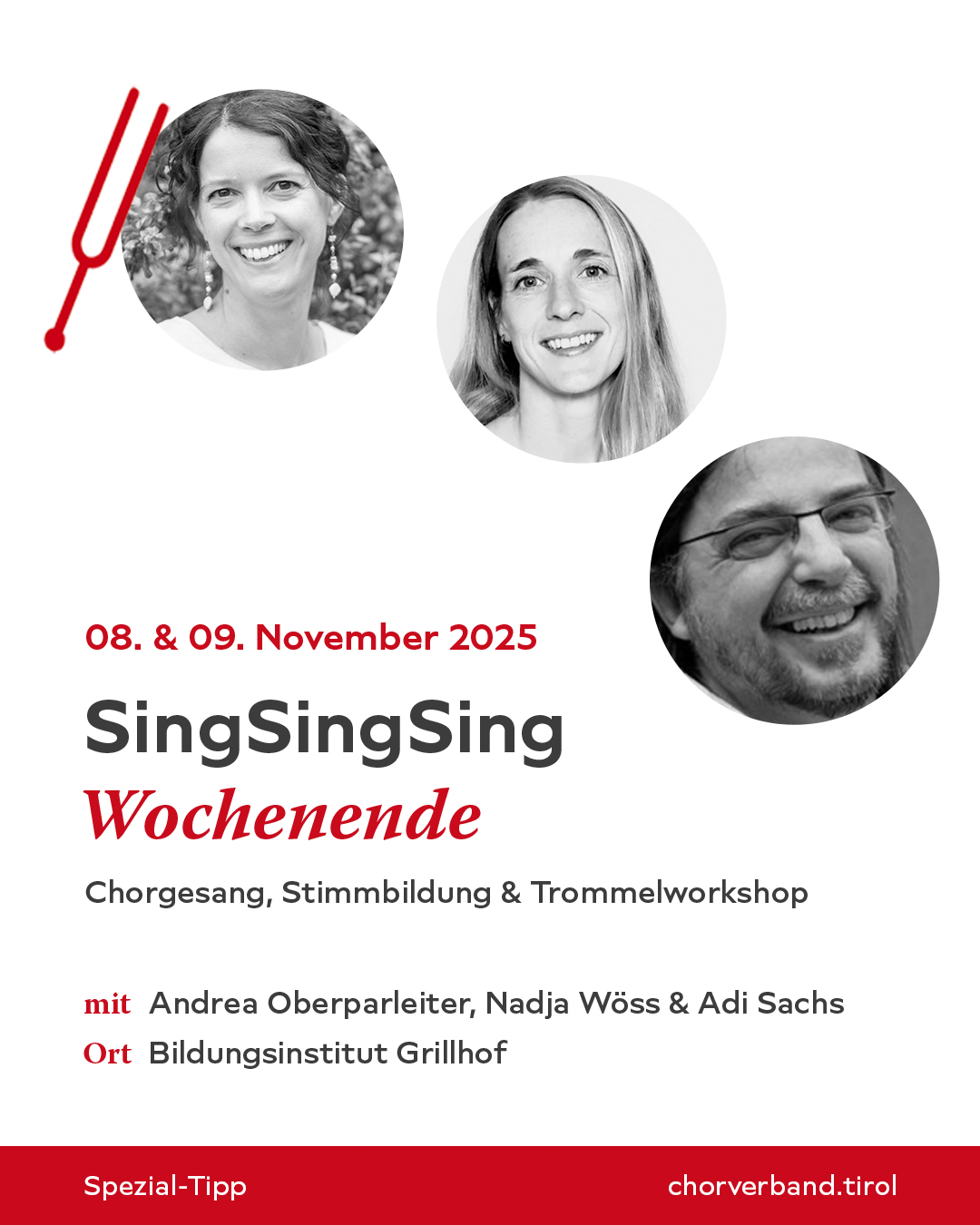 sing sing sing wochenende nov 2025