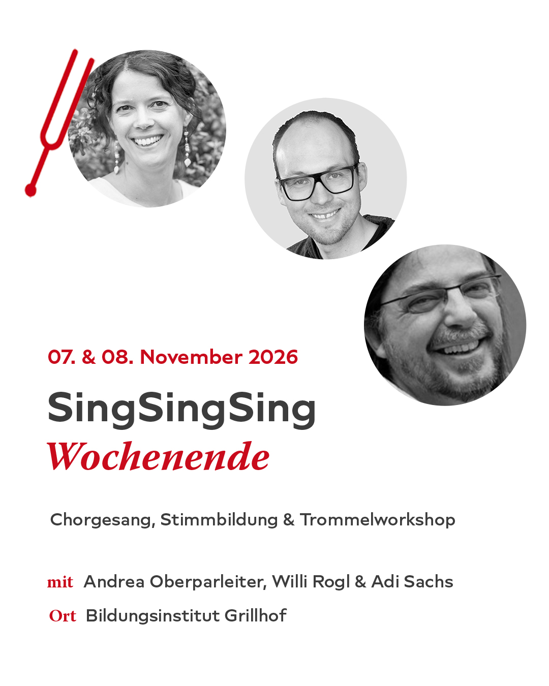 singsingsing wochenende 08 nov 2026