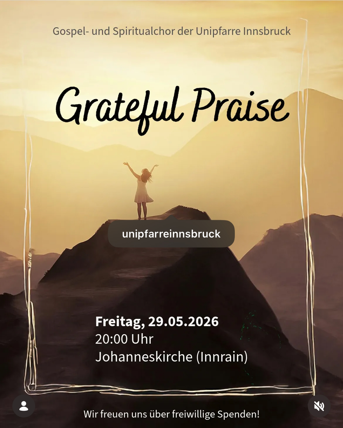 gospelchor innsbruck 29 mai 2026