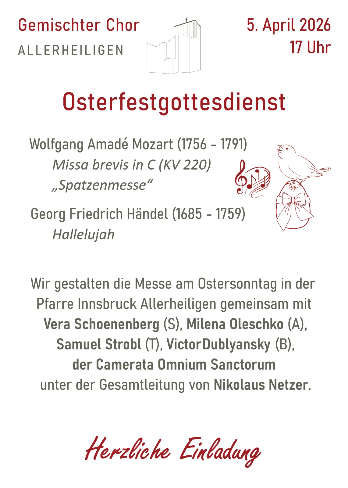 Herzliche Einladung!