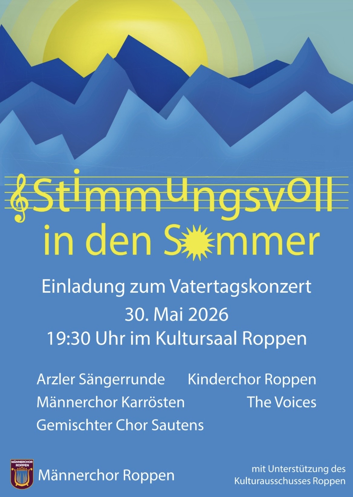 maennerchor roppen 30 mai 2026
