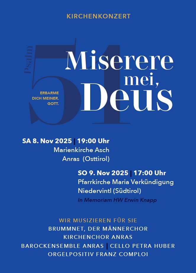 Kirchenkonzert Anras