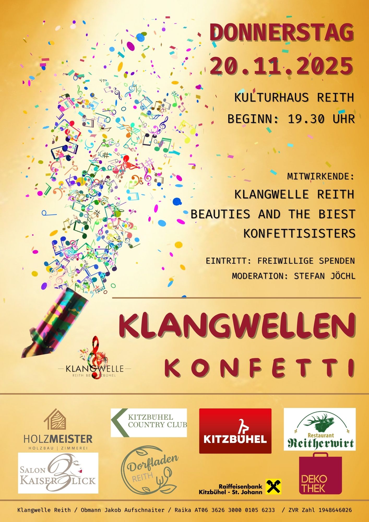 Klangwellen Konfetti