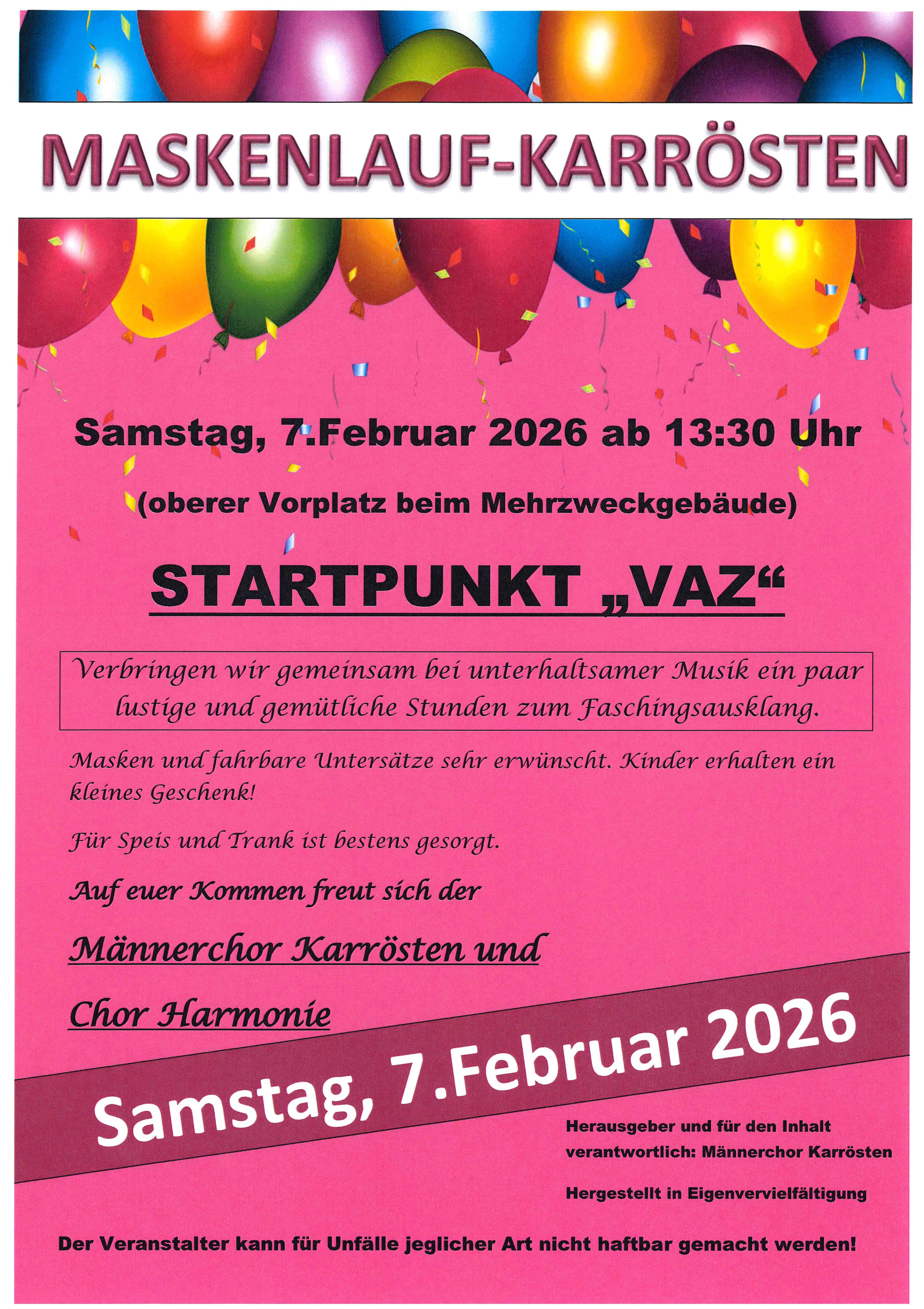 Maskenlauf Karrösten