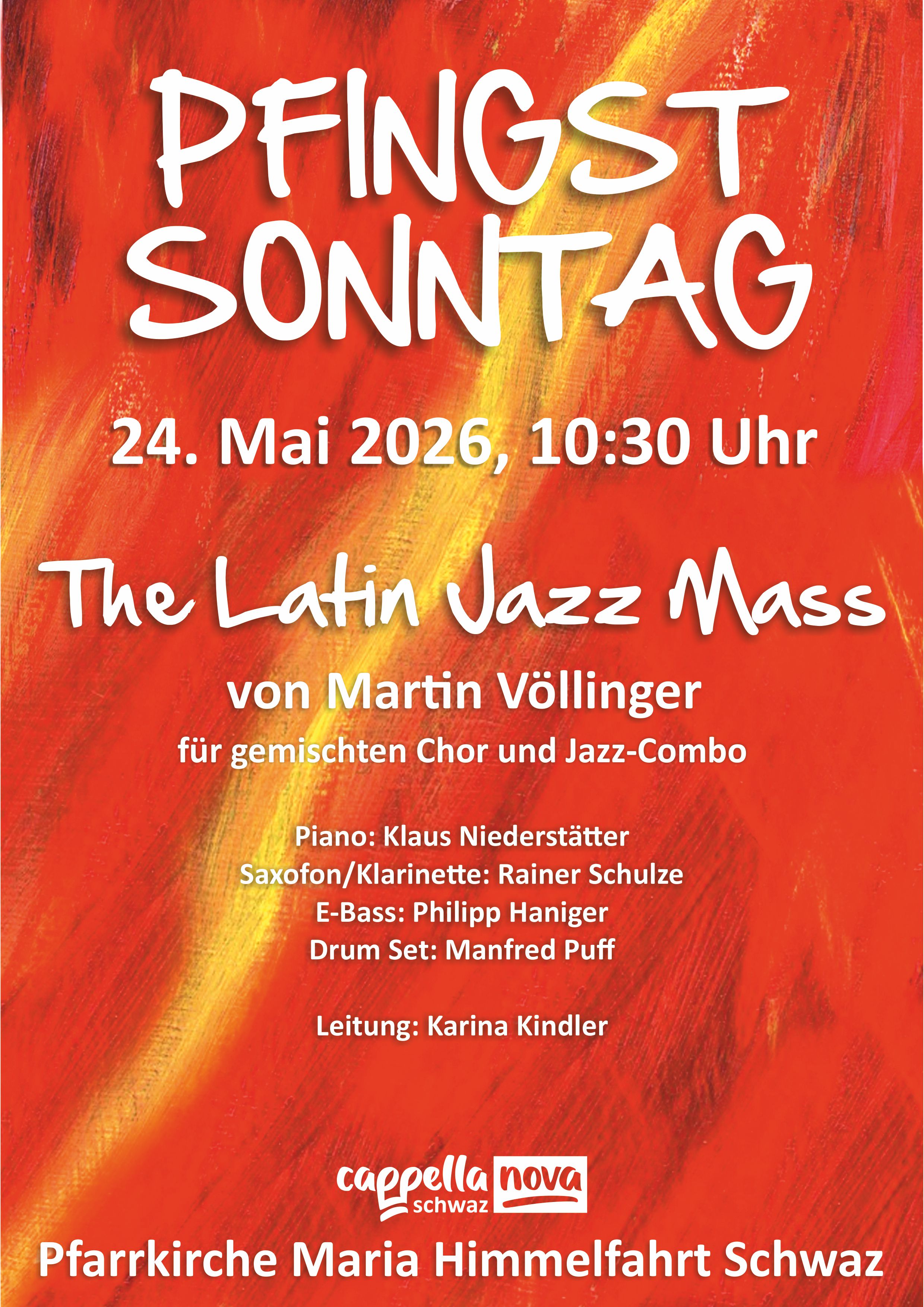 Pfingstmesse 2026 - Cappella Nova Schwaz