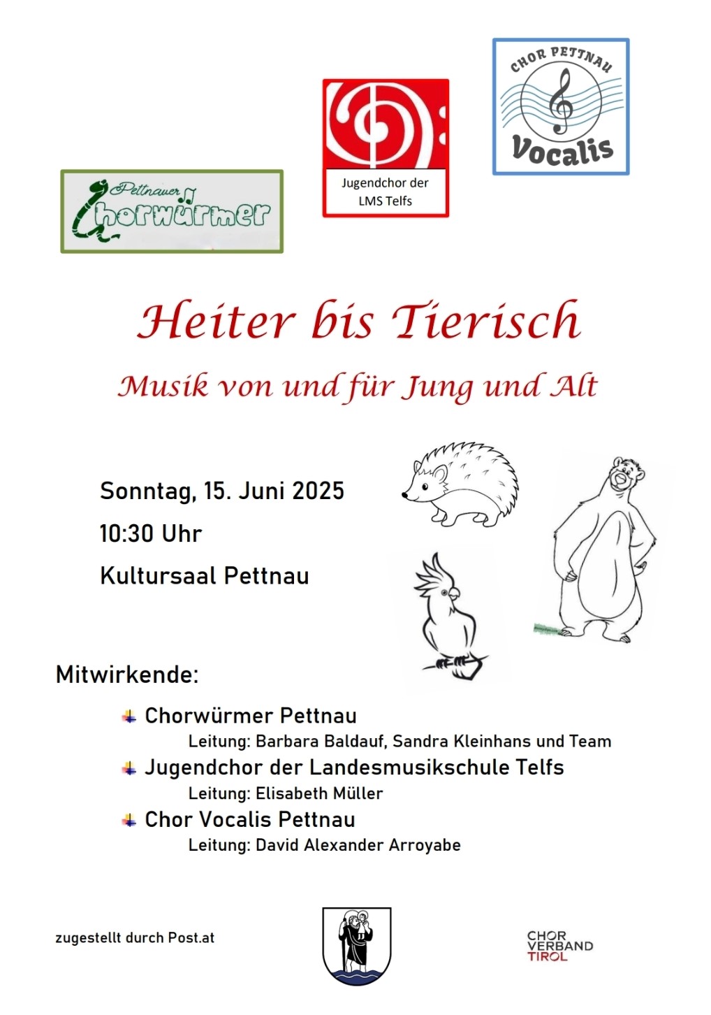Heiter bis Tierisch- Musik von und für Jung und Alt