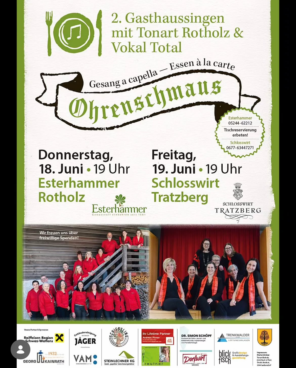tonart rotholz 18 juni 2026