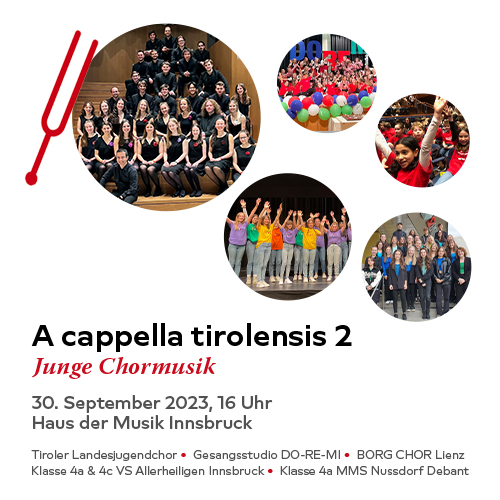 Chorverband Tirol A cappella tirolensis 2 2023