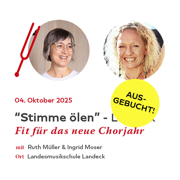 Stimme ölen ausgebucht