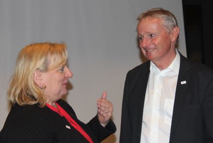 LO-Stv.in. Ursula Oberwalder, Bezirks-Obmann Franz Triendl